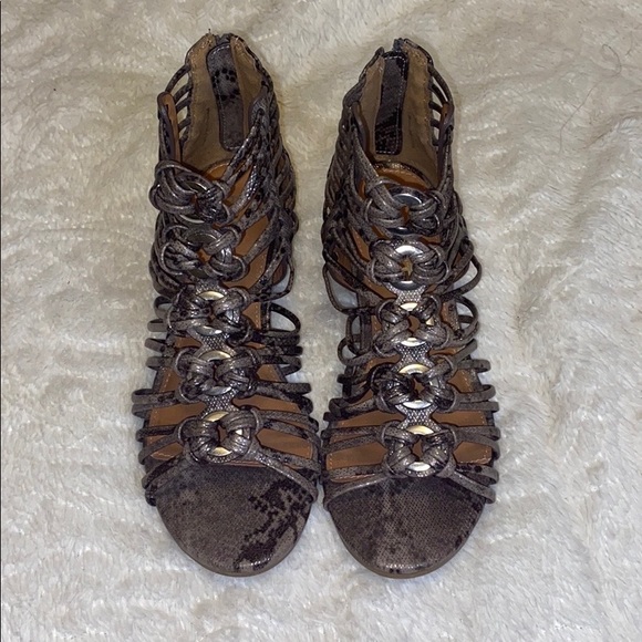 Report Snakeskin Sandals - Picture 2 of 4